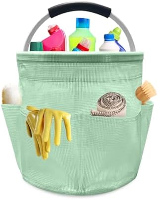 Qivine 17L Cleaning Caddy with Handle, Foldable Bucket by Qivine