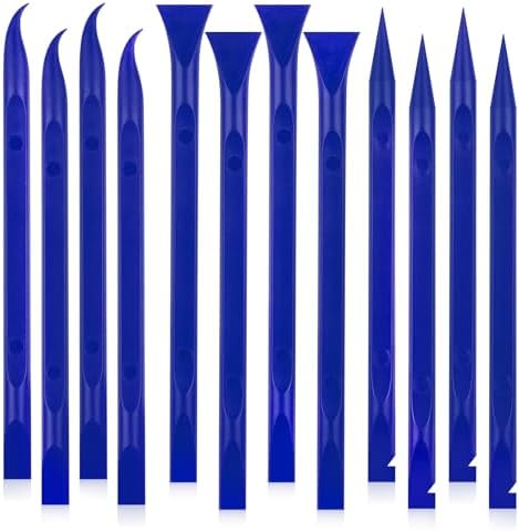 12Pcs Plastic Scraper Tool, Crevice Cleaning Tool, Non-Scratch Car Detailing by Unknown