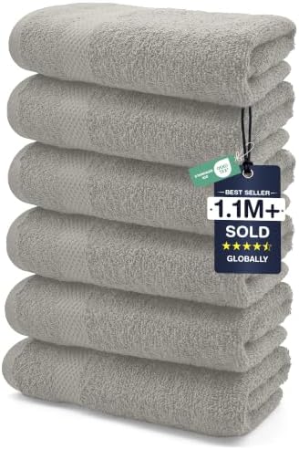 DAN RIVER 6-Pack Premium Hand Towels by DanRiver