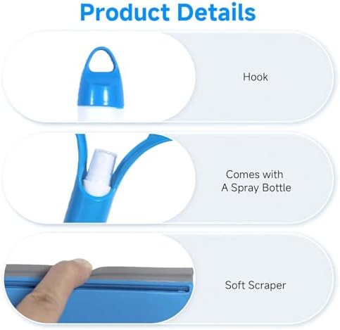 3 in 1 Glass Cleaner for Shower Car Window Squeegee - Image 6