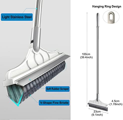 2 in 1 Cleaning Scrub Brush Grout Brush Scrape Floor Scrub Brush - Image 2