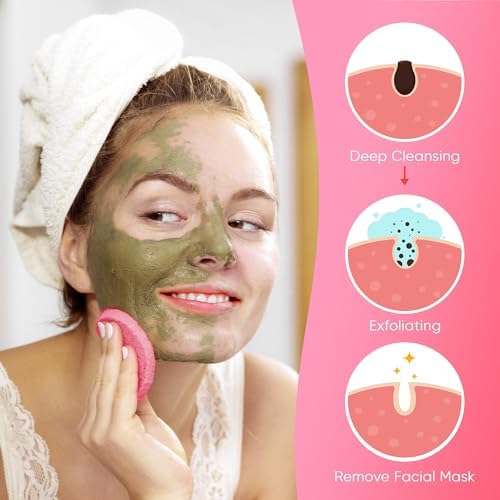 GAINWELL 50-Count Compressed Facial Sponges - Image 6