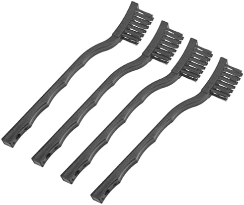 uxcell 4 Pcs Anti Static ESD Brush Portable Plastic Handle Nylon Lab Cleaning by uxcell