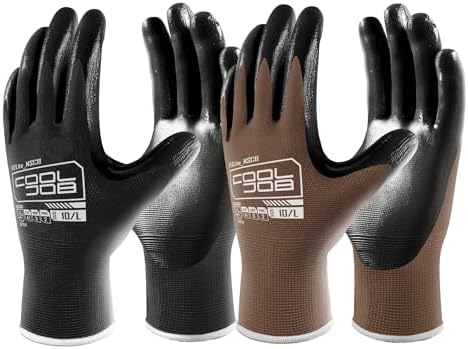 COOLJOB 10/20 Pair Safety Work Gloves by COOLJOB