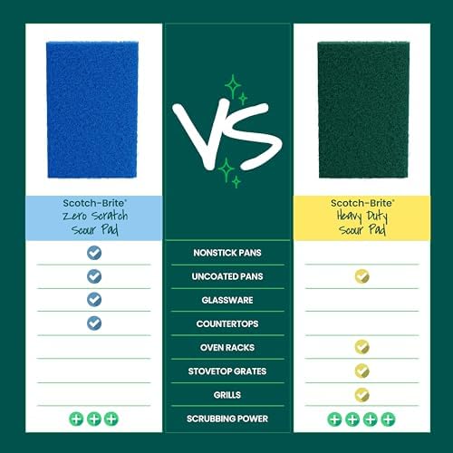 Scotch-Brite Zero Scratch Scouring Pad, 20 Pack - Image 6