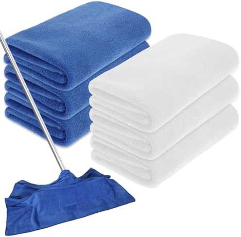 6 Pcs Extra Large Microfiber Cleaning Cloth Reusable Microfiber Towels Thick by Unknown