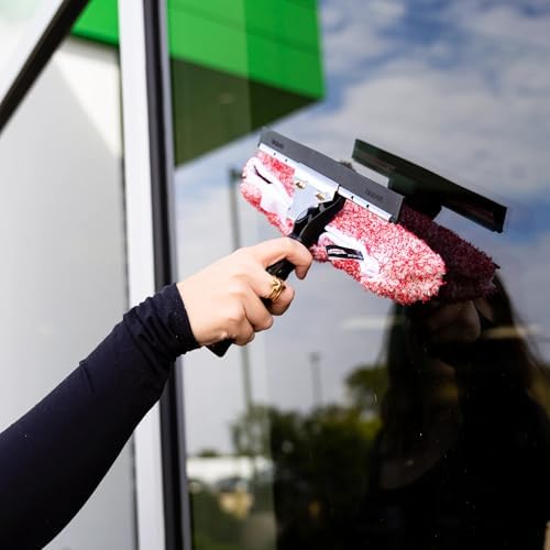 Libman 2-in-1 Window Washer & Squeegee – Premium Microfiber Glass Cleaner - Image 4