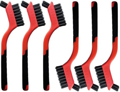 6 Pack Non Scratch Nylon Cleaning Brushes by Unknown