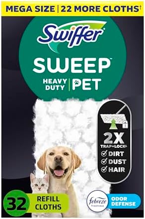 Sweep + Mop, Dry Pads Refill, Floor Cleaner by Swiffer