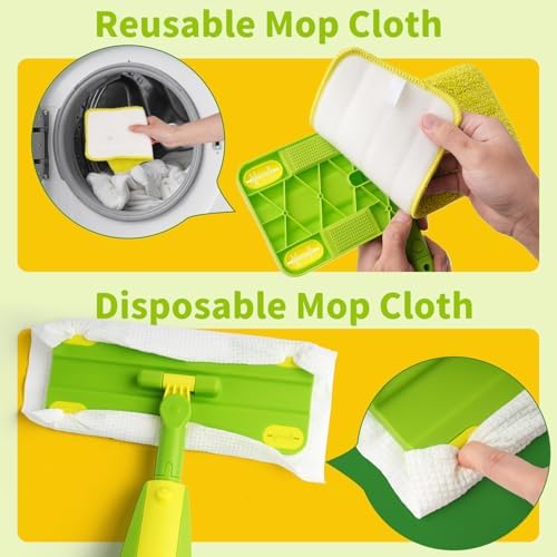 Kids Spray Mop, Toddler Mop Cleaning Set, Real Working Mini Mop & Kids Broom - Image 4