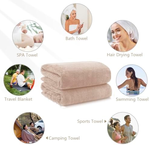 Orighty Bath Towels, Soft Feel Bath Towel, 4 Pack - Image 7