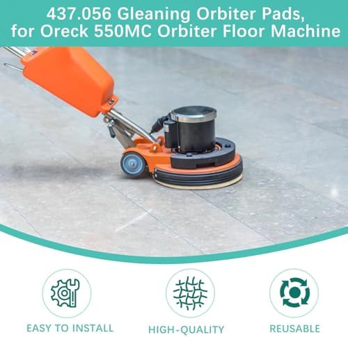 12" Orbiter Cleaning Pad for Oreck ORB550MC Orbiter Floor Machine, Commercial - Image 6