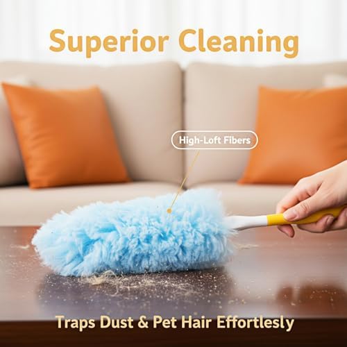 50 Pack Duster Refills for Swiffer Duster, Unscented Duster Refill Kit - Image 3