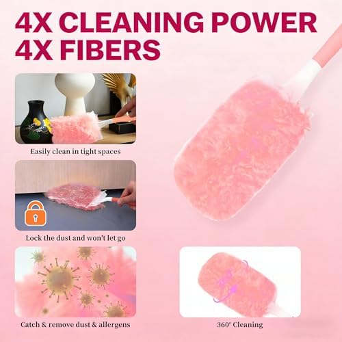 Pink Duster Refill for Swiffer Duster - Image 3