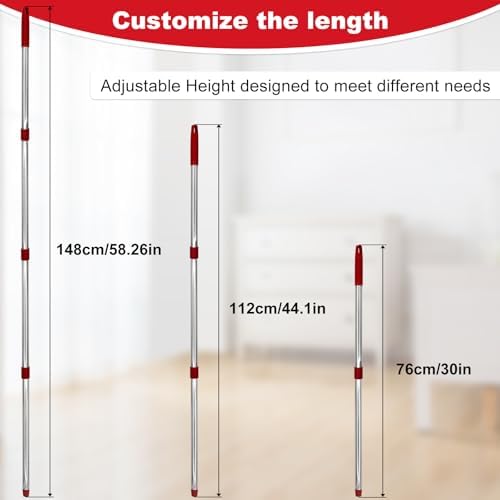 Mop Handle for Ocedar, Mop Handle for O Cedar, 4-Section Spin Mop Handles - Image 4