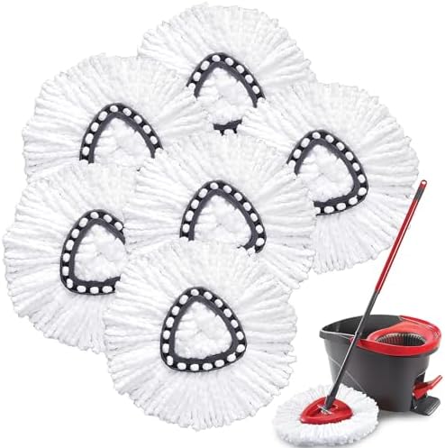 Mop Replacement Heads for O Cedar: Mop Replace Head Easy Wring Spin by TATAANTY