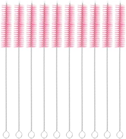 uxcell 10Pcs Drinking Straw Cleaning Brushes, Sippy Cup, Bottle and Tube by uxcell