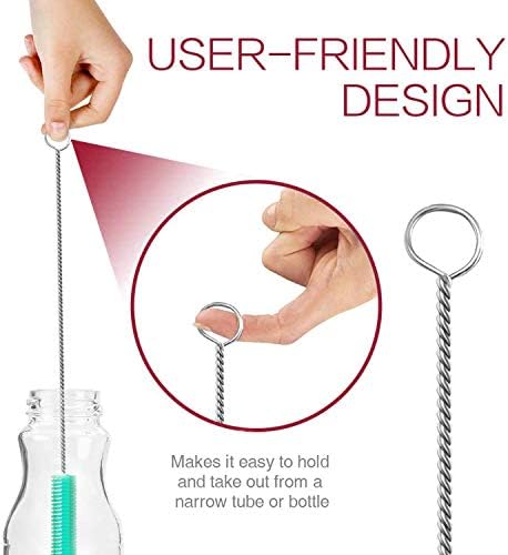 Long Straw Brush Cleaner, Flexible Nylon Tube Cleaning Brushes - Image 4