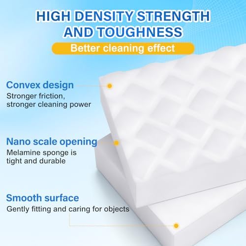 180 Pack 2X Magic Sponges Cleaning Eraser, Density Stronger Melamine Sponge - Image 3