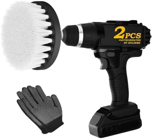 Holikme 5Inch Drill Brush, Soft Bristle Power Scrubber by Holikme