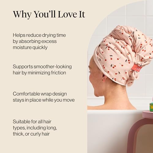Kitsch XL Microfiber Hair Towel Wrap - Image 5