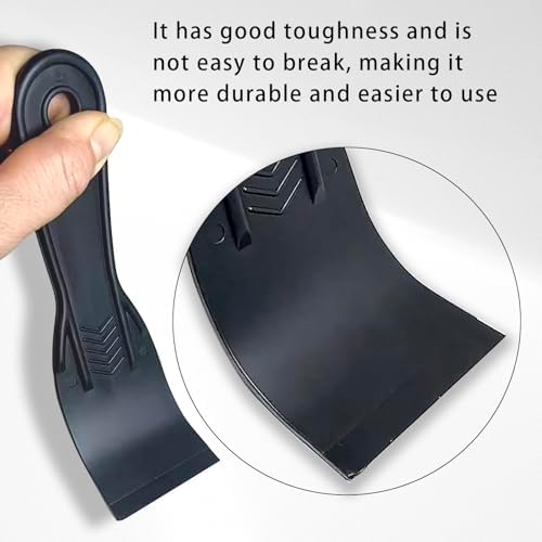 6 Pack Plastic Putty Knife Set, Drywall Repair, Plastering, Wallpaper Removal - Image 2