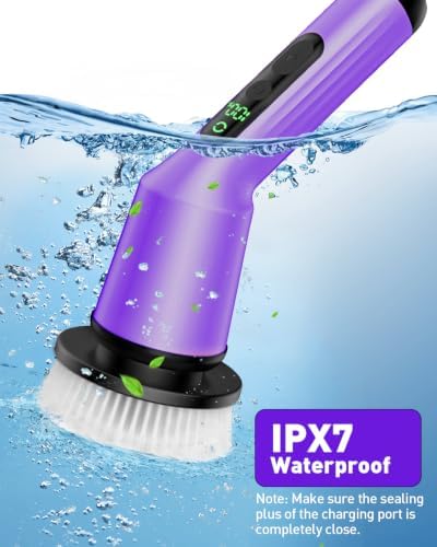 Electric Spin Scrubber for Cleaning Bathroom, Shower Scrubber Cordless Cleaning - Image 6