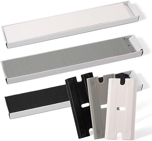 NEWISHTOOL Double Edged Plastic Blades 300 PCS Replacement Blades 1.5-Inch by NEWISHTOOL