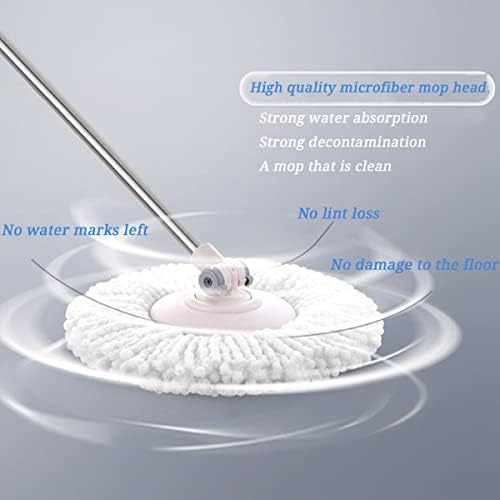 5 PCS Microfiber Replacement Mop Head Spin Mop Head Replacement 5-Pack - Image 2