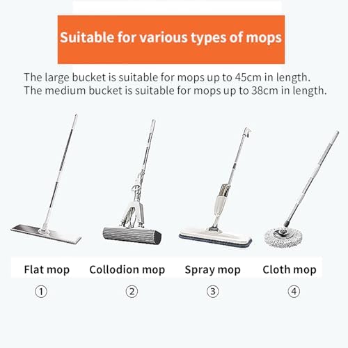 Collapsible Mop Bucket - 12L 3.2 Gallon Rectangular Foldable Bucket - Image 7