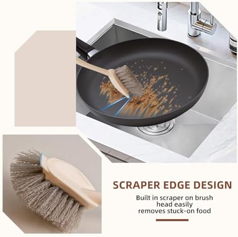 4-Pack Heavy Duty Scrub Brushes Set - Image 5