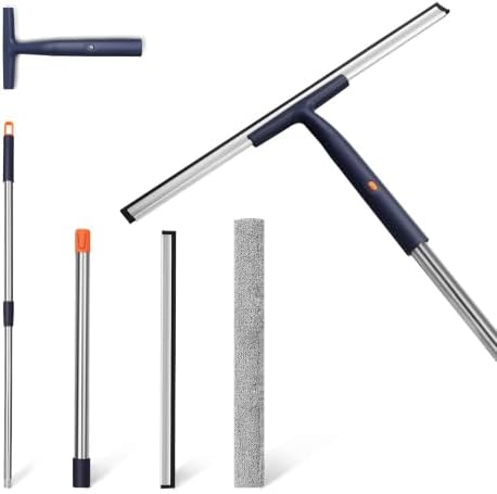 Window Squeegee Kit with Pole and Scrubber by TheCoktaseleg