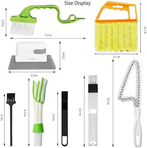 8 Pcs Hand-held Groove Gap Cleaning Tools - Image 7