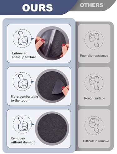 Secopad 24PCS Round Non Slip Bathtub Stickers - Image 5