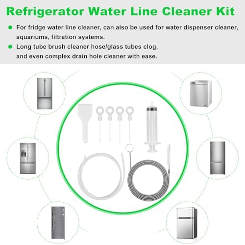 8 PCS Refrigerator Drain Cleaning Tool - Image 2