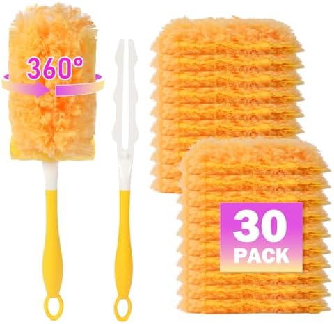 30 Count Duster Refills with 1 Firm-Grip Handle by SVPSNUMSI
