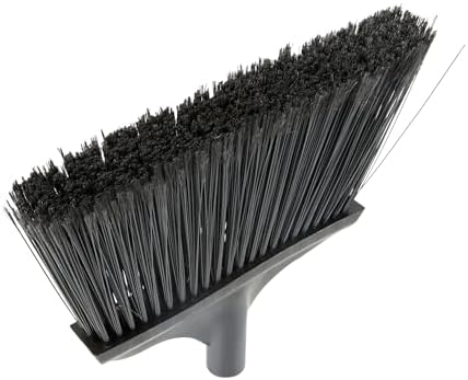 Restaurantware 4 in Black Plastic Profesional Wide Angled Broom Head - Image 2