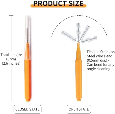 20 Pcs Shower Head Cleaner Picks, Shower Head Cleaning Brush - Image 2