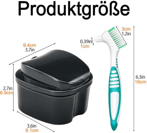 Denture Bath Case Retainer Cleaner Case - Image 2