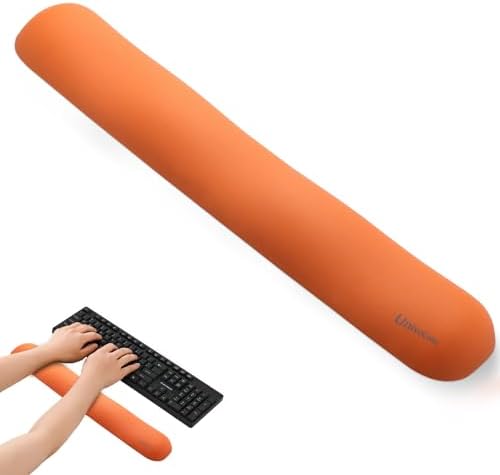 UnivoColors Design-Wave Keyboard Wrist Rest, Artificial Sheepskin+Memory by UnivoColors