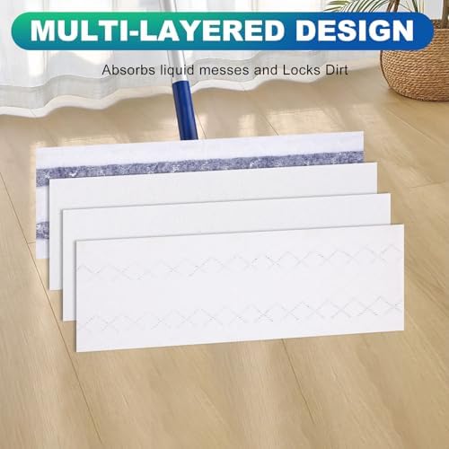 Disposable Mop Replacement Pad, Microfiber Cleaneing Pads - Image 4
