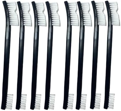 8-Pack Heavy-Duty Scrub Brush: Wire & Nylon Brushes by PAOTEEM