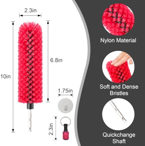 Drill Brush for Car Wheel with High-Density Bristles - Image 2