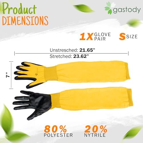 Long Sleeve Gardening Gloves for Women & Men, Long Cuff Garden Gloves - Image 2