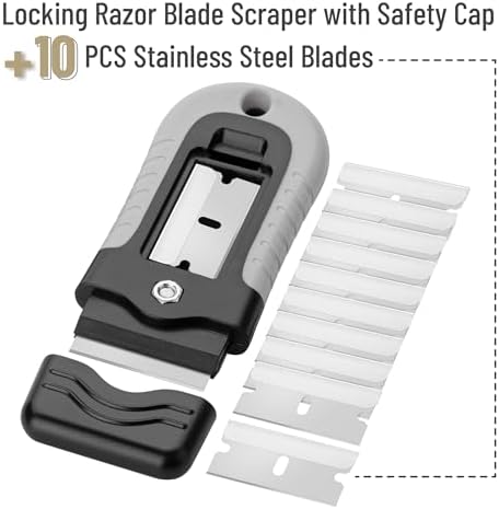 Bates- Razor Blade Scraper, Locking Razor Scraper Set - Image 2