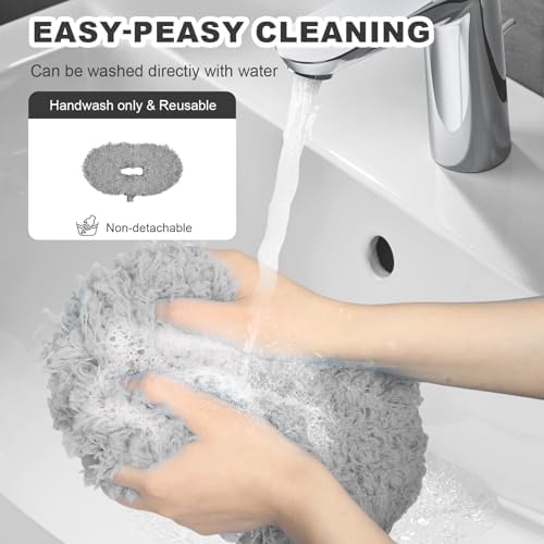 Ceiling Fan Cleaner Duster, Adjustable Microfiber Duster, 2 Dusters Gray - Image 4