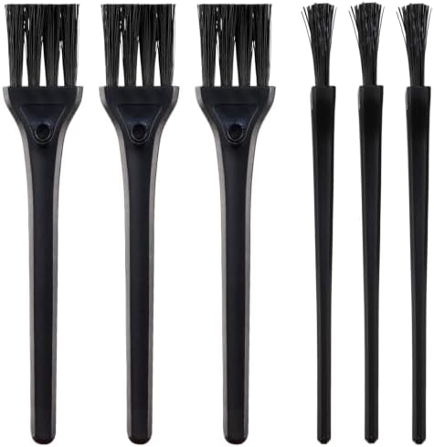 Mini Cleaning Brushes, 6 Pack Nylon Detail Brushes, 4.3 Inch by NiuXTool