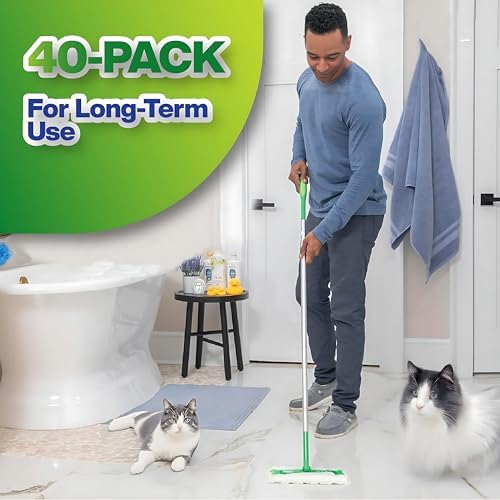40-Count Disposable Dry Sweeping Cloths - Image 4