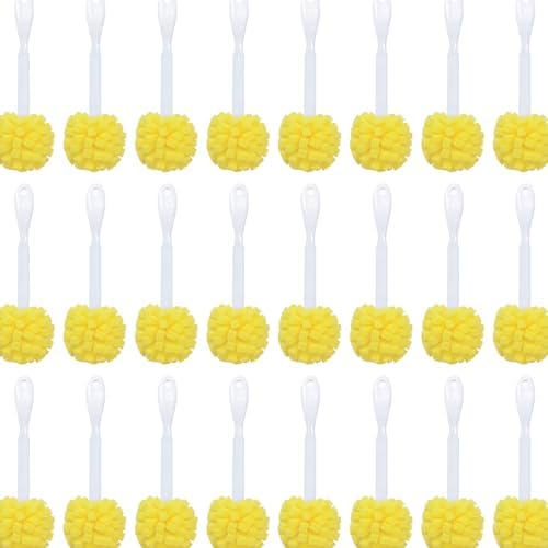 LOLA The Original Flower Shaped Kitchen Foam Sponge Bottle Brush, 144 Pack by LolaProducts