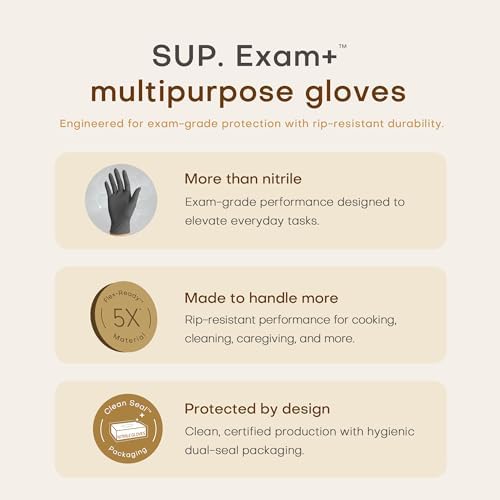 Nitrile+ SUP Exam Plus Gloves, Powder-Free Disposable - Image 2